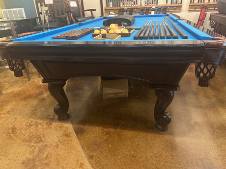 Used Olhausen Santa Ana 9' pool table end