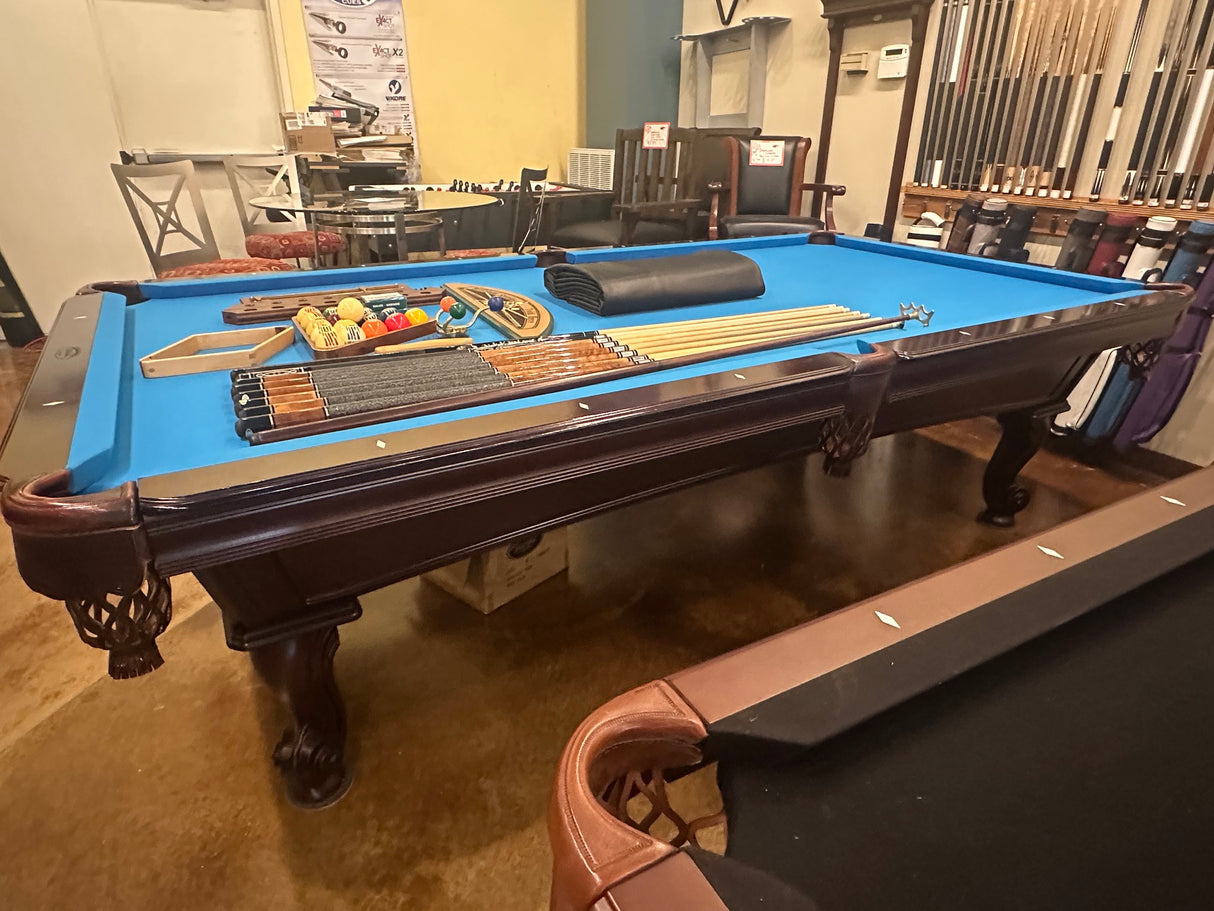 Used Olhausen Santa Ana 9' pool table side