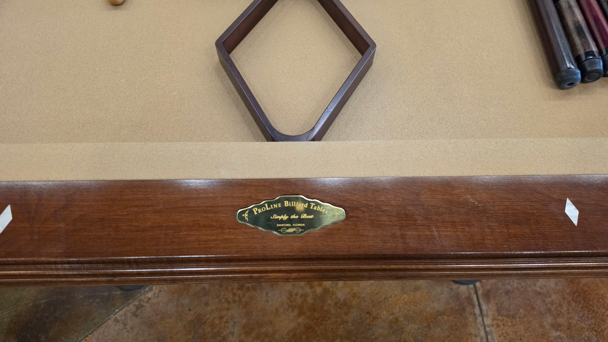 used proline 8' Chadwick pool table logo