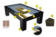 canada billiard rhino pool table construction