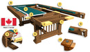 La Condo Mystere Dining Pool Table construction