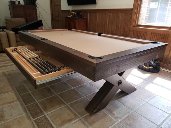 Olhausen Durango pool table matte breckenridge with drawer