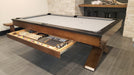 Olhausen Durango pool table heritage mahognay on maple