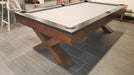 Olhausen Durango pool table heritage mahogany on maple 2