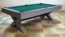 Olhausen Durango pool table matte fossil grey