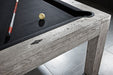 Brunswick Sanibel pool table rustic grey detail