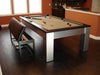 olhausen madison pool table aluminum with custom bench