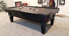 olhausen brentwood pool table matte black lacquer