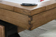 plank and hide nichols pool table  corner