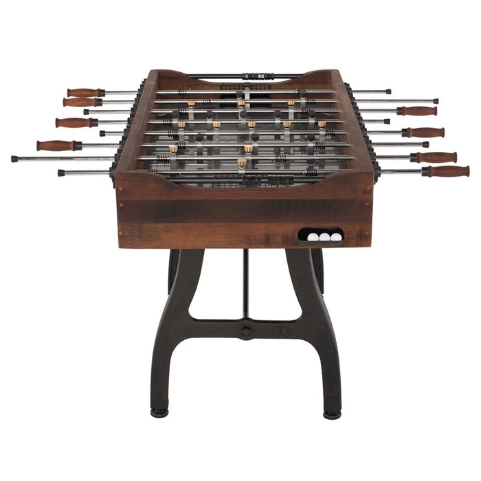 Artisan furniture restoration iron foosball  end