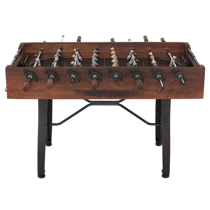 Artisan furniture restoration iron foosball side