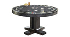 california house atherton poker table stock