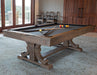 presidential carmel pool table stock