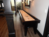 olhausen chicago shuffleboard black lacquer end