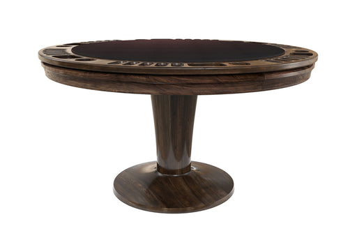 california house davenport poker table umber maple 2