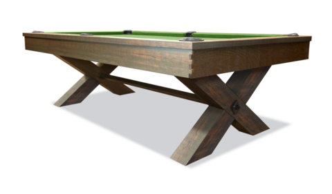 Olhausen Durango pool table matte breckenridge finish stock