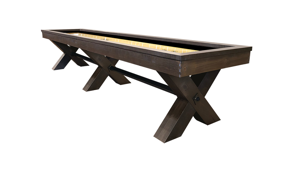 olhausen durango shuffleboard table matte breckenridge finish stock