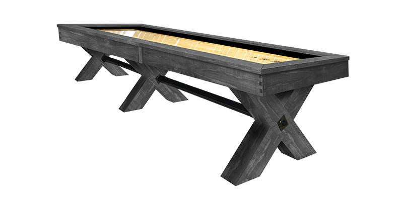 olhausen durango shuffleboard table matte fossil grey stock