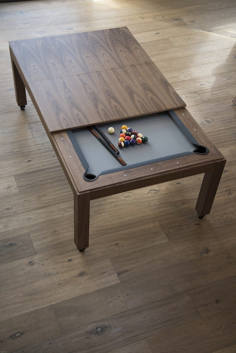6-in-1 Walnut Table for Dining, Ping Pong, Pool & Other Games
