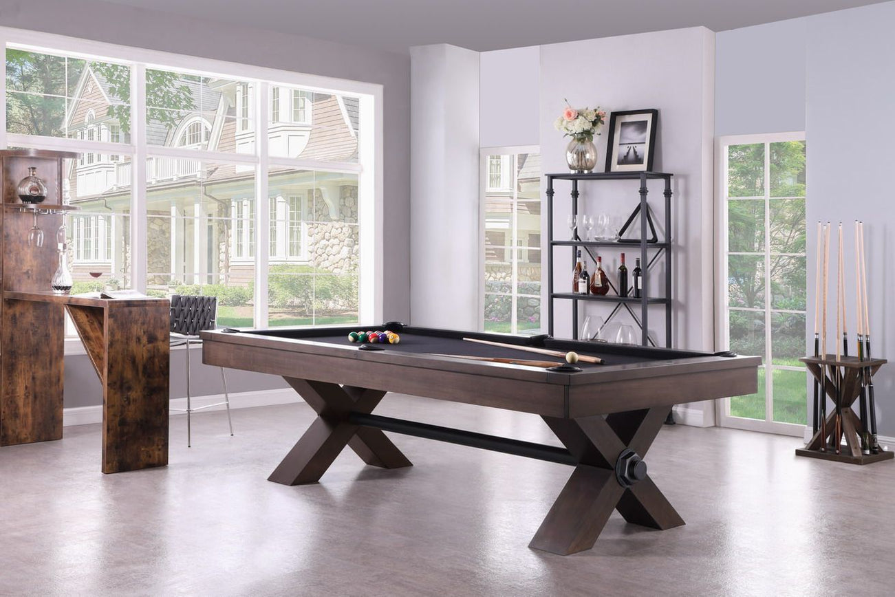Plank and Hide Wood Vox Pool Table — Robbies Billiards & Game Room Design