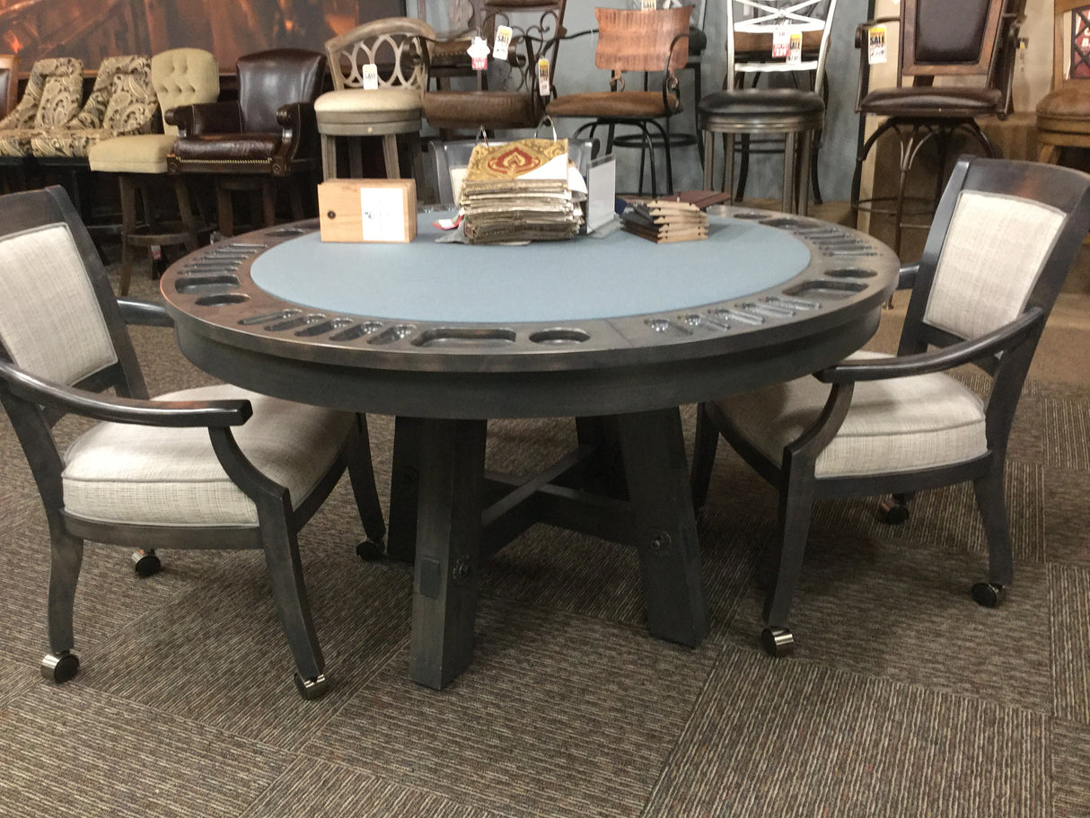 california house loft poker table table driftwood
