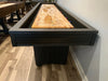 Olhausen york 12' shuffleboard table matte charcoal end