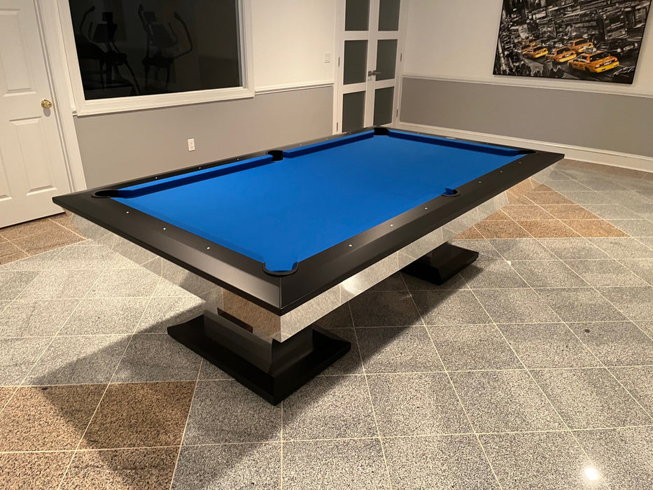 olhausen luxor chrome pool table corner