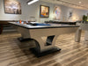 olhausen luxor pool table showroom detail
