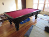 olhausen venetian pool table four legs side