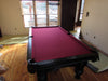 olhausen venetian pool table four legs rail