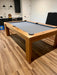 california house district pool table rustic white oak 4