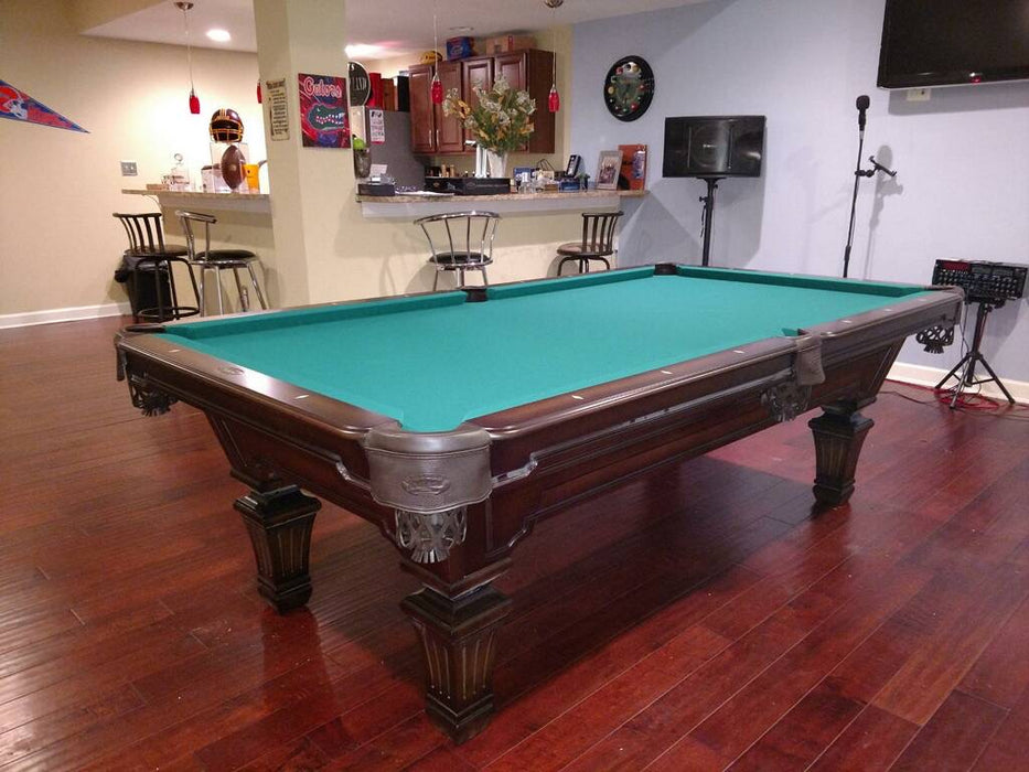 Olhausen hampton pool table heritage mahogany