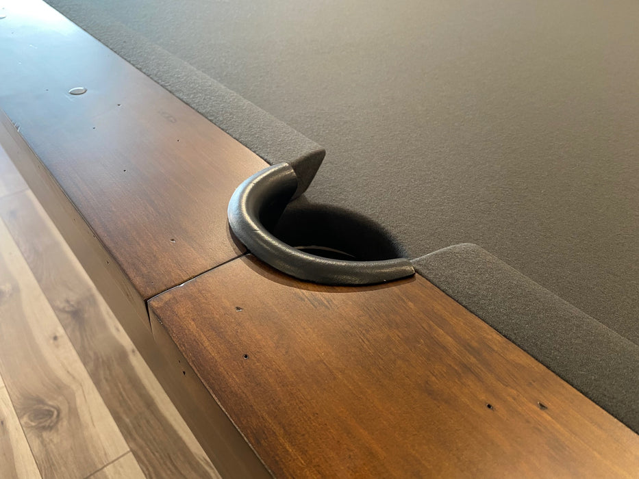 plank and hide dakota pool table pocket detail