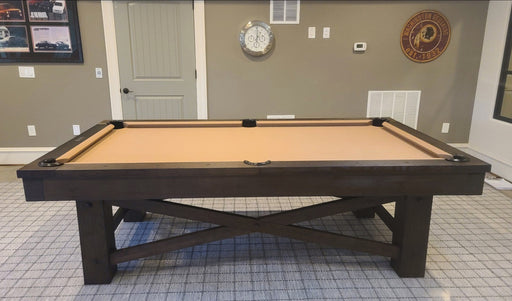 plank and hide mccormick pool table room camel cloth