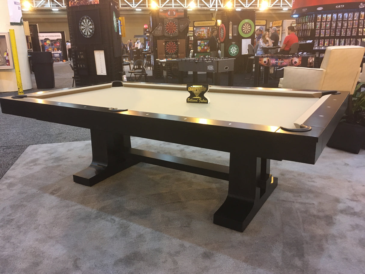 California House Atherton Pool Table Espresso side