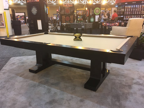 California House Atherton Pool Table Espresso side
