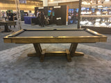 California House Petaluma Pool Table Heritage Finish side