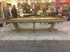 California House Petaluma Shuffleboard Table driftwood finish side