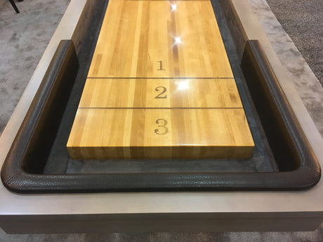 California House Petaluma Shuffleboard Table play surface