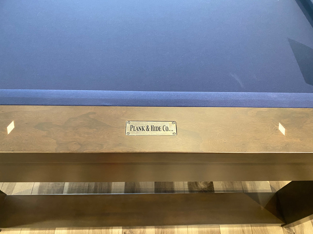 plank and hide lana pool table finish detail