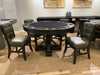 Darafeev Trestle poker game table set showroom 2