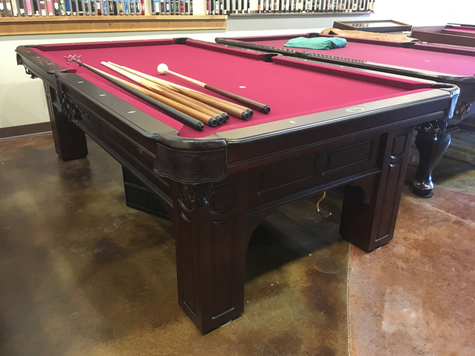 olhausen Remington pool table cherry side