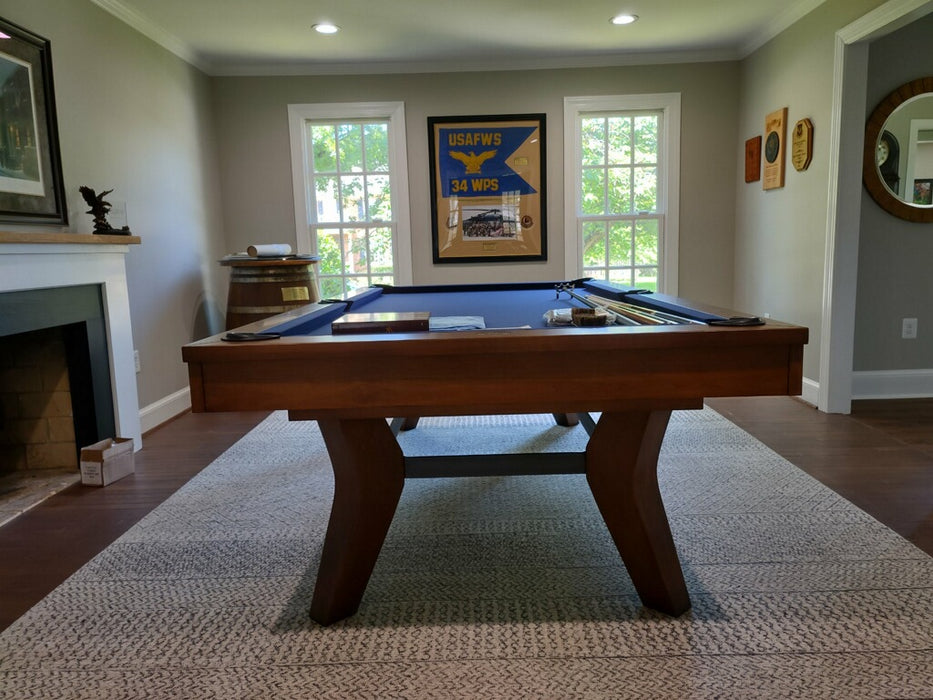 olhausen laguna pool table matte pecan maple room