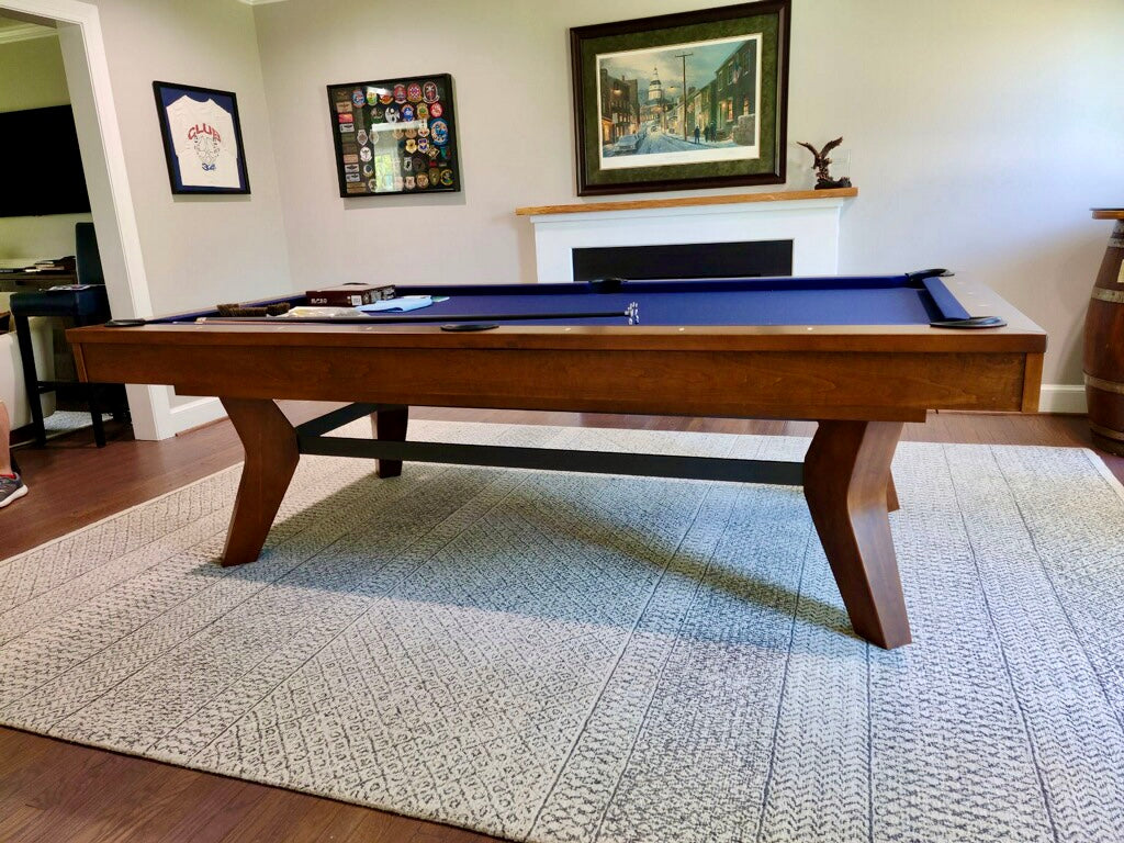 olhausen laguna pool table matte pecan maple room main