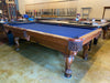 olhausen santa ana pool table oak 8' floor model