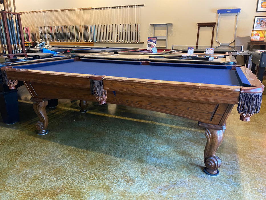 olhausen santa ana pool table oak 8' side