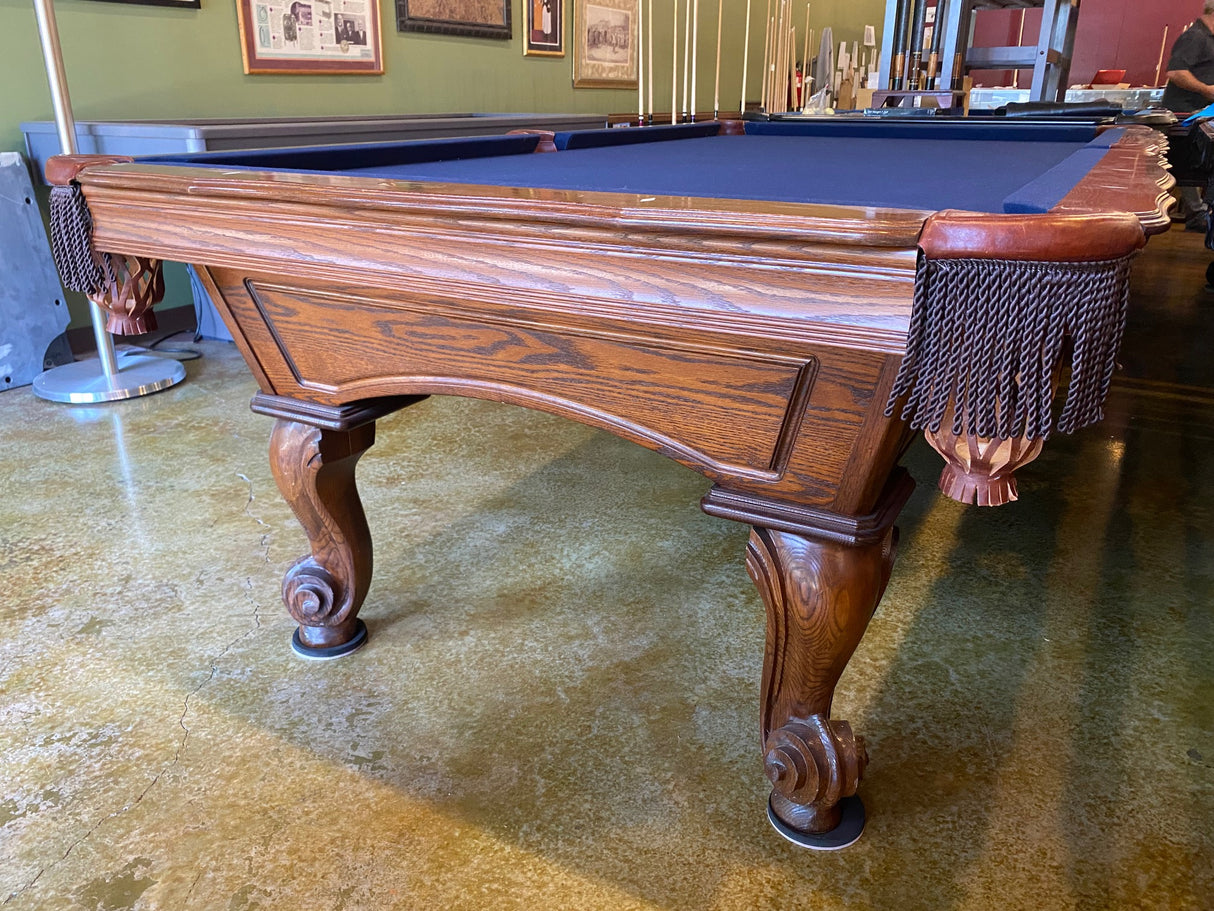 olhausen santa ana pool table oak 8' end