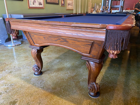 olhausen santa ana pool table oak 8' end