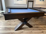 plank and hide wood vox grey walnut showroom end