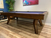 olhausen laguna pool table matte pecan showroom 2